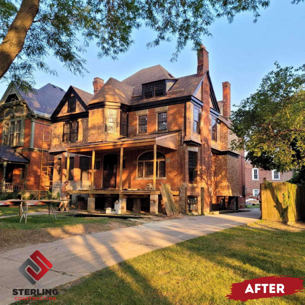 After Vinyl Siding Sterling Construction and Roofing